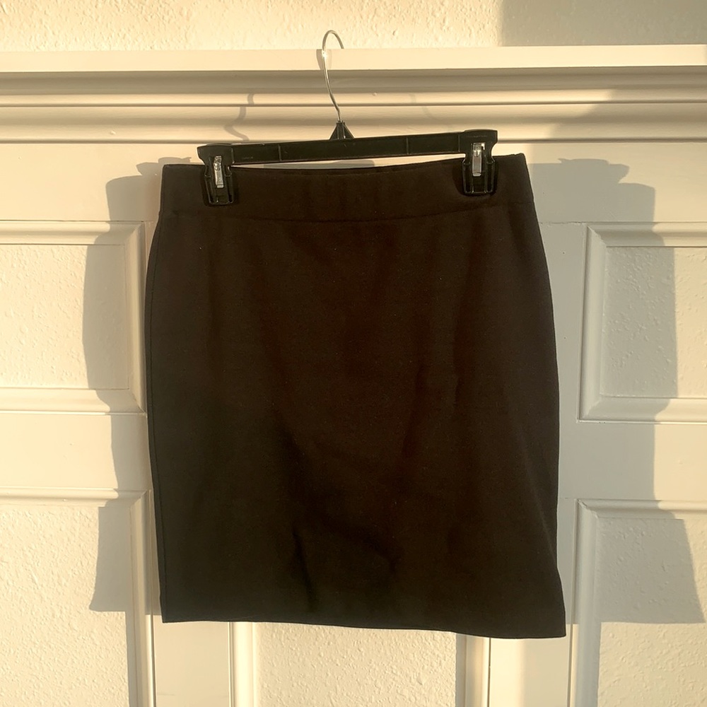 Madewell black skirt